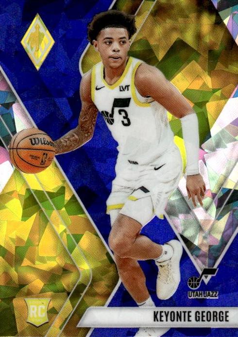 2023 Panini Phoenix Basketball Blue Ice Keyonte George #296