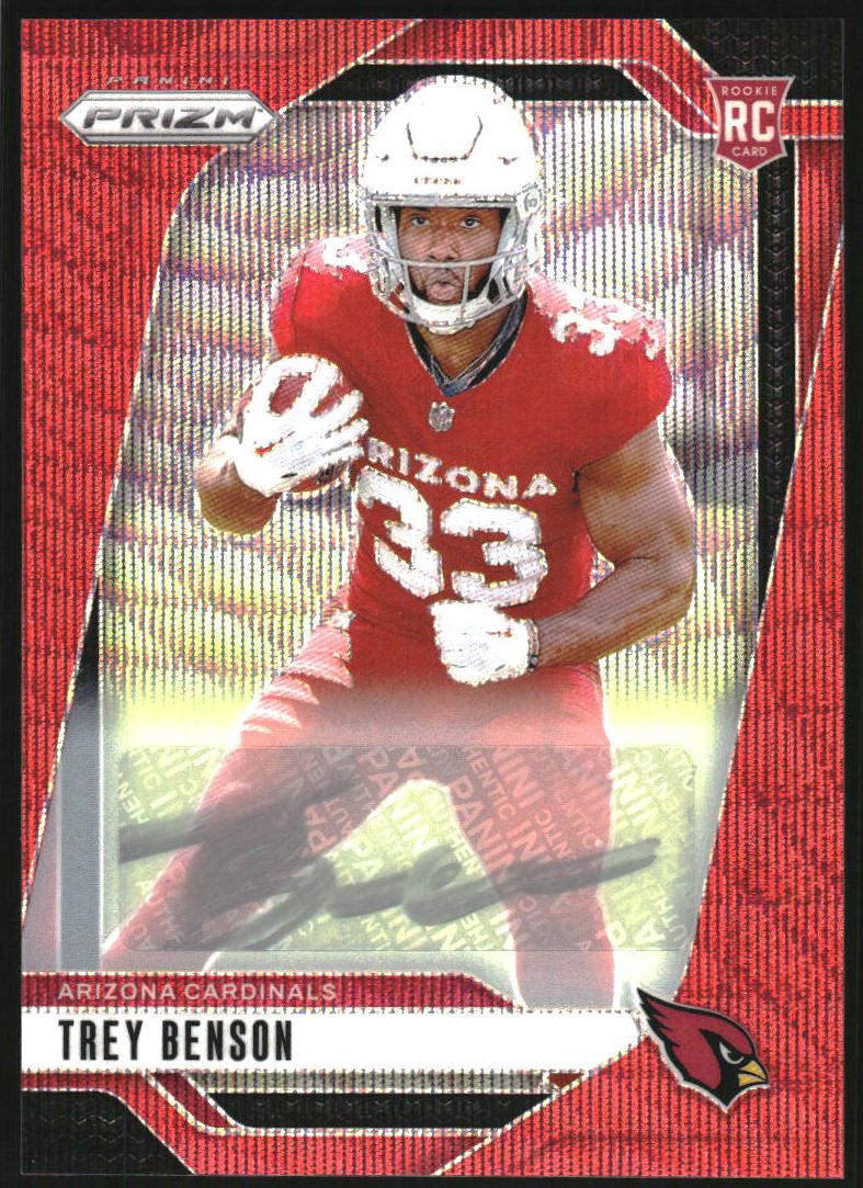 2024 Panini Prizm Football Red Wave Trey Benson #392