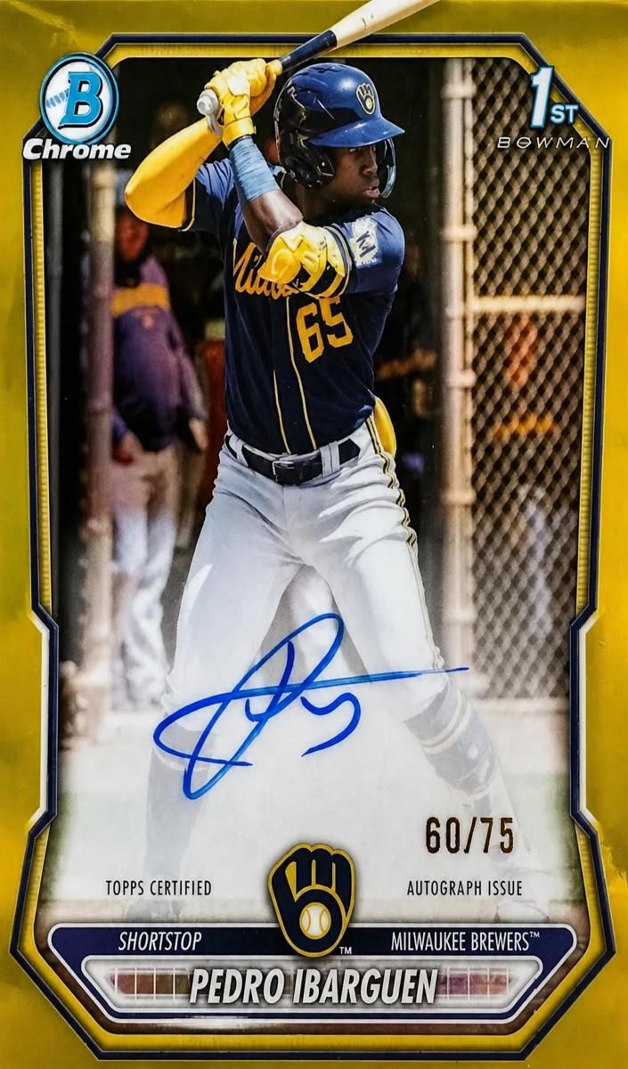 2026 Bowman Baseball Yellow Refractor Pedro Ibarguen #CPA-PI