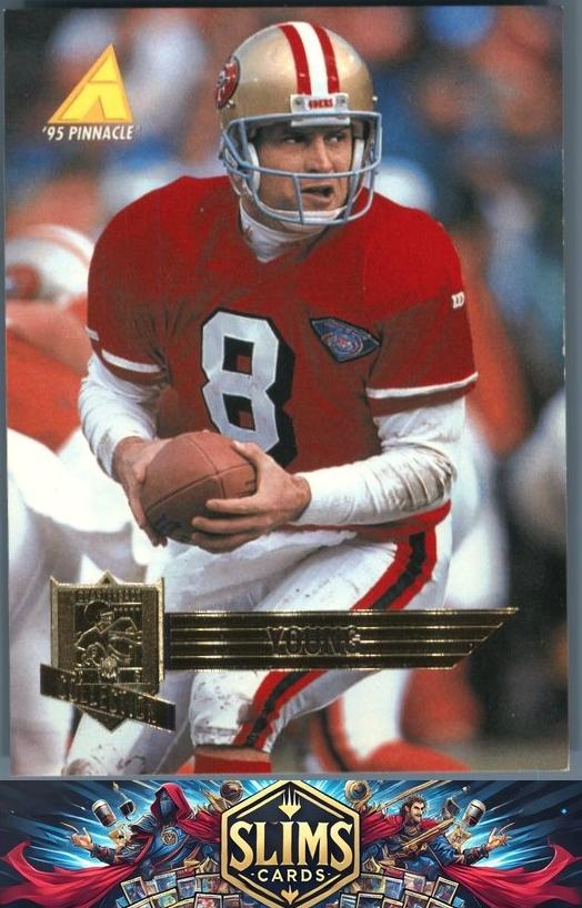 1995 Pinnacle Club Collection Football Steve Young #1