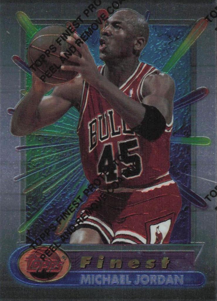 1994 Topps Finest Basketball Michael Jordan #331