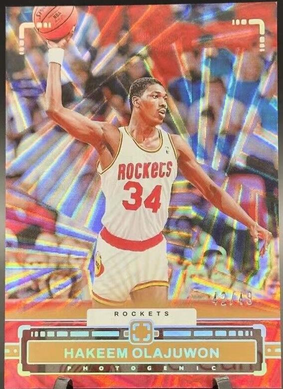2023 Panini PhotoGenic Basketball Wedges Hakeem Olajuwon #139
