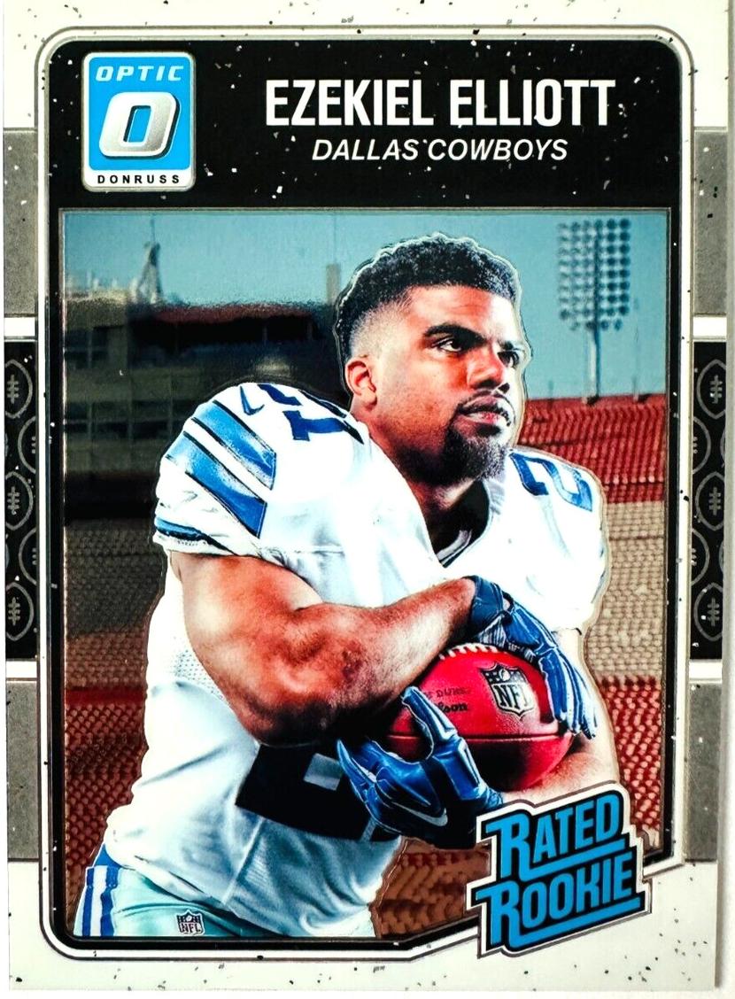2016 Donruss Optic Football Ezekiel Elliott #168 PSA 9