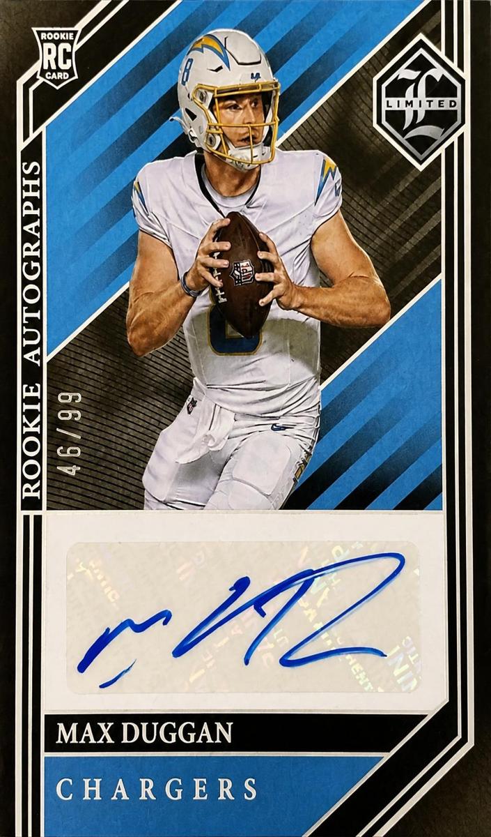 2023 Panini Limited Football Silver Spotlight Max Duggan #225
