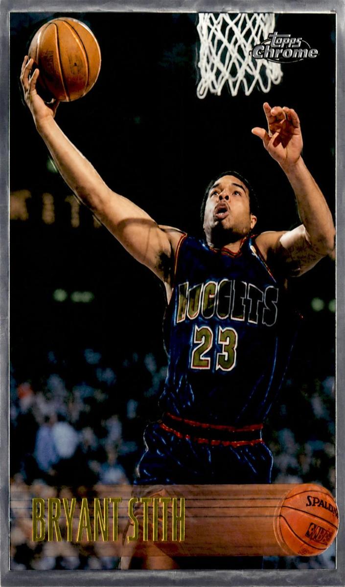 1996 Topps Chrome Basketball Bryant Stith #103