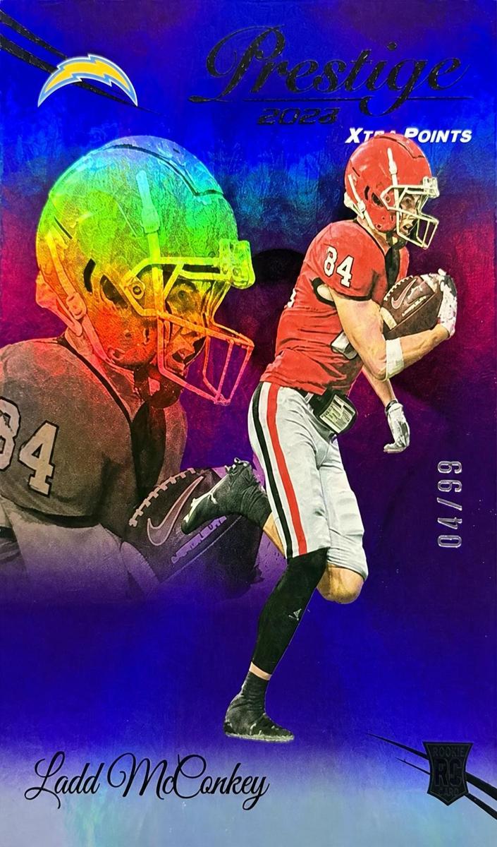 2024 Panini Prestige Football Purple Premium Xtra Points Ladd McConkey #331