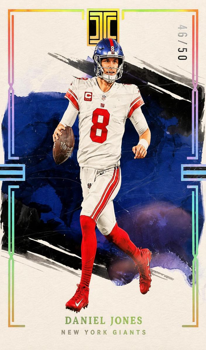 2023 Panini Impeccable Football Silver Daniel Jones #54