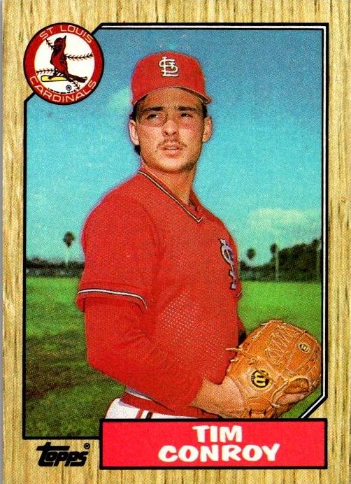 1987 Topps Baseball Tim Conroy #338 PSA 8.5