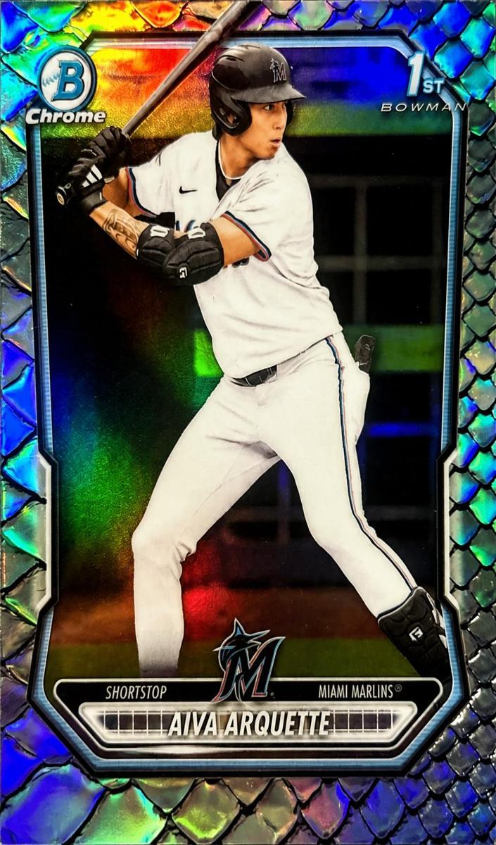 2026 Bowman Baseball Reptilian Refractor Aiva Arquette #BCP-40