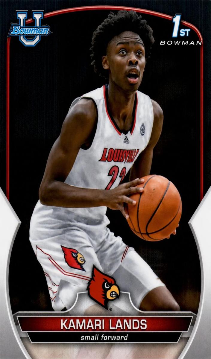 2022 Bowman Chrome University Basketball Base Kamari Lands #72