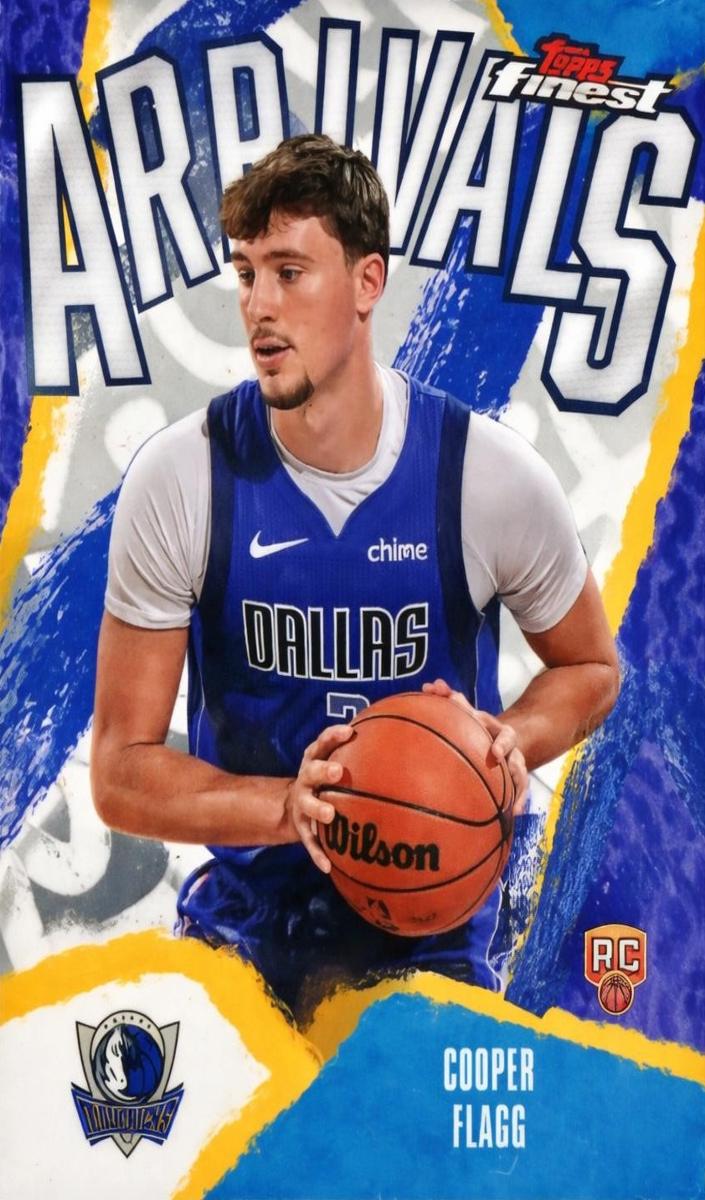 2025 Topps Finest Basketball Cooper Flagg #A-1 RAW Ungraded