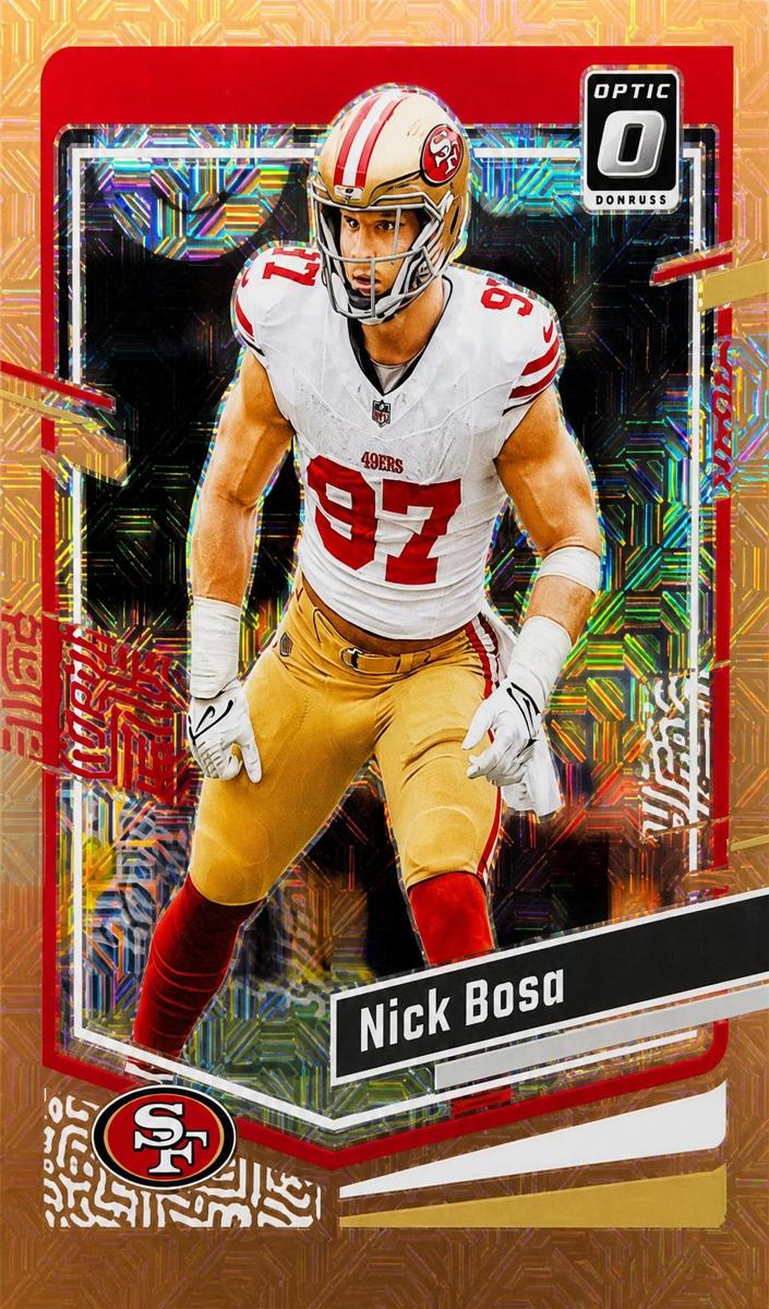 2023 Donruss Optic Football Bronze Mojo Nick Bosa #173