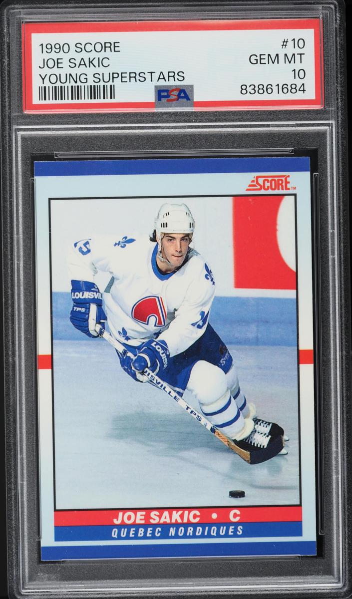 1990 Score Hockey Joe Sakic #10