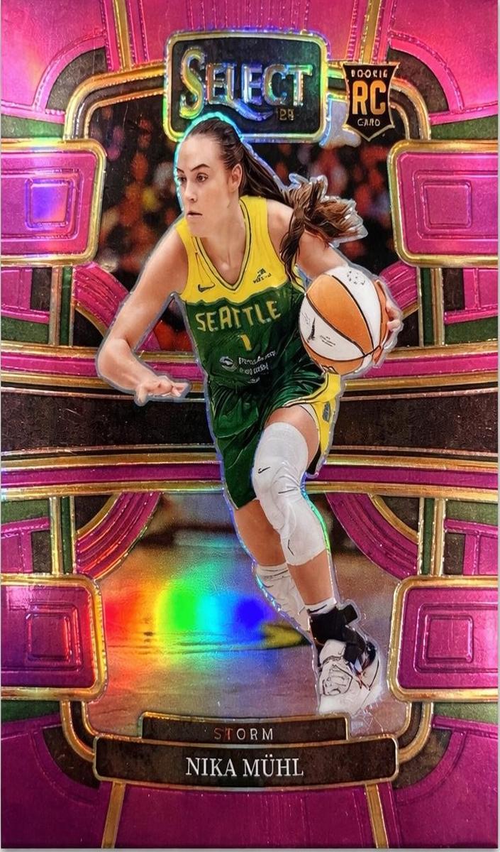 2024 Panini Select WNBA Basketball Pink and Purple Nika Muhl #27