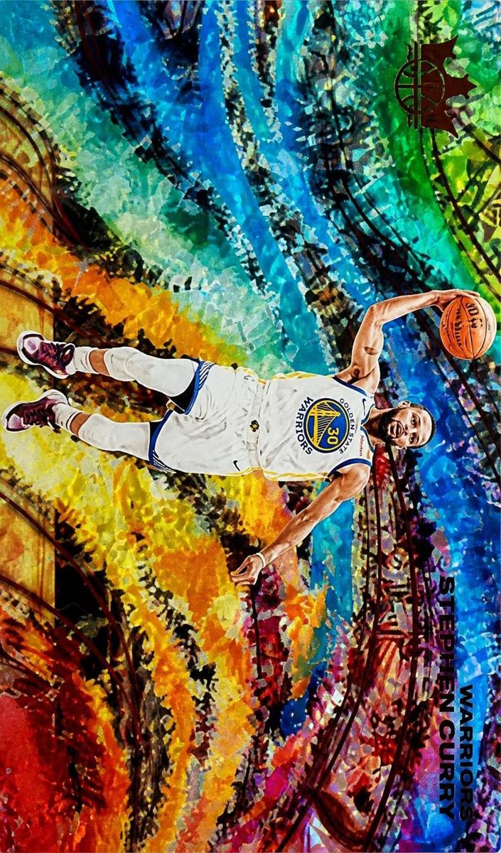 2024 Panini Court Kings Basketball Amber Stephen Curry #4