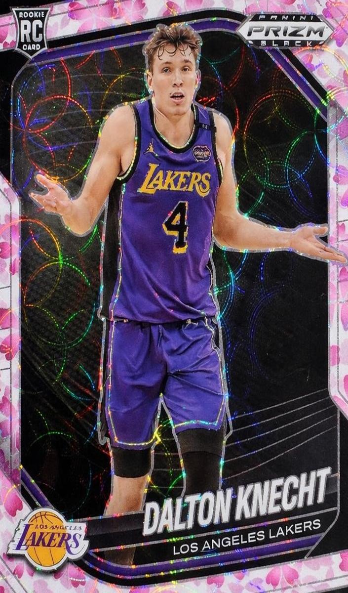 2024 Panini Prizm Black Basketball Cherry Blossom Dalton Knecht #33
