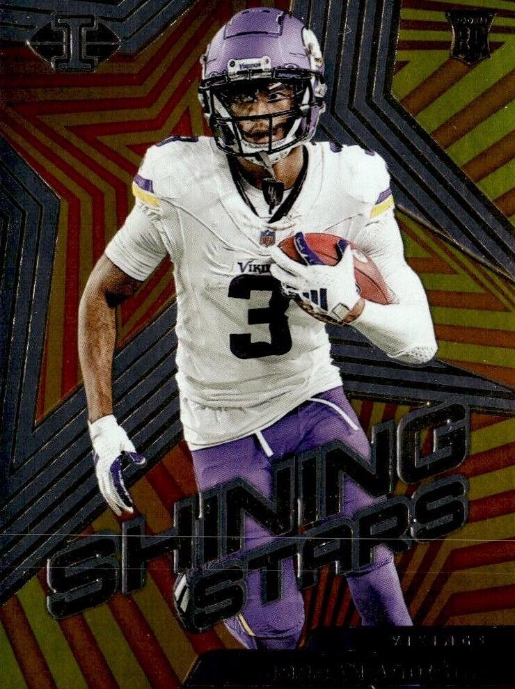 2023 Panini Illusions Football Jordan Addison #22 PSA 7.5