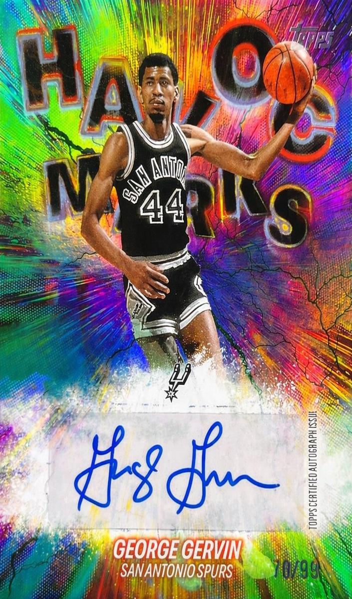2025 Topps Basketball Green Rainbow George Gervin #HM-GG