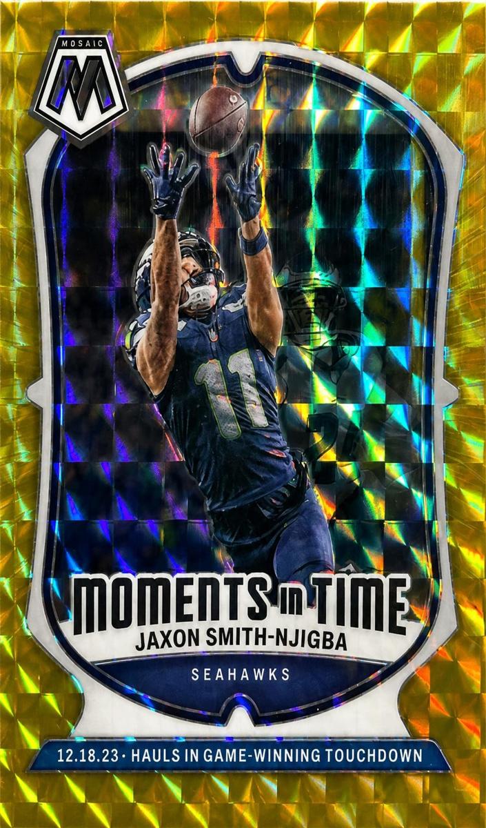 2024 Panini Mosaic Football Gold Jaxon Smith-Njigba #18