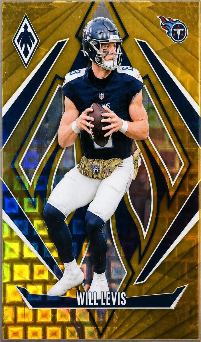 2024 Panini Phoenix Football Gold Pandora Will Levis #146