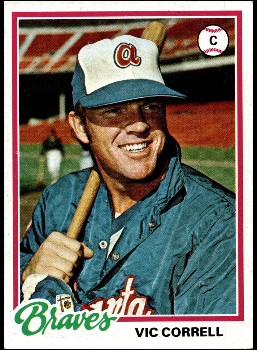 1978 Topps Baseball Vic Correll #527