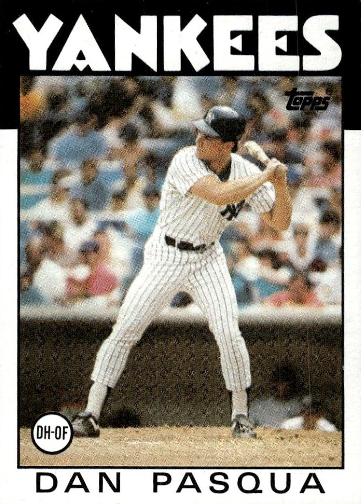 1986 Topps Baseball Dan Pasqua #259 PSA 10