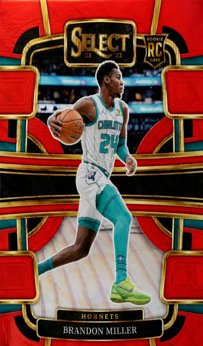 2023 Panini Select Basketball Red Wave Brandon Miller #80