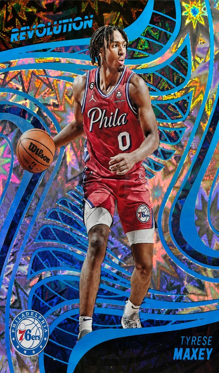 2022 Panini Revolution Basketball Impact Tyrese Maxey #75