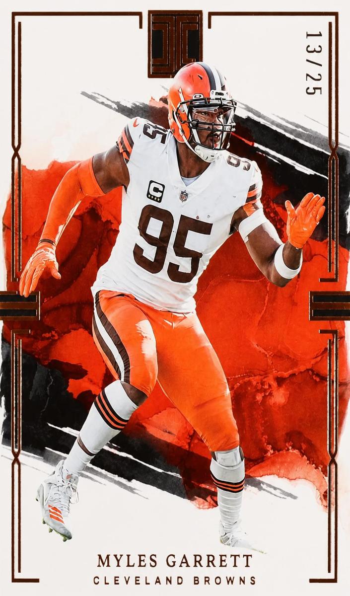 2023 Panini Impeccable Football Bronze Myles Garrett #22 PSA 8