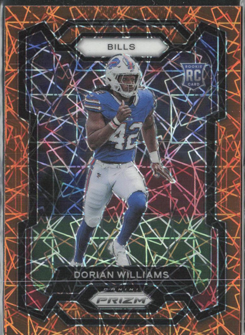 2023 Panini Prizm Football Lazer Dorian Williams #309 PSA 10