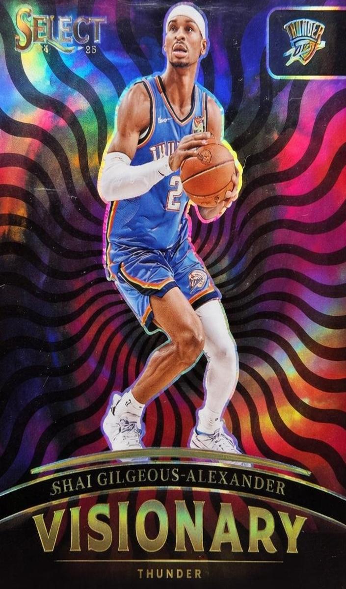2024 Panini Select Basketball Shai Gilgeous-Alexander #24 PSA 7