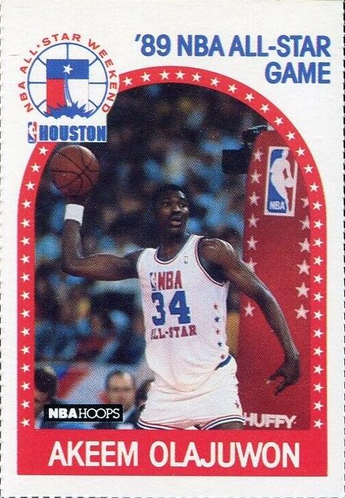 1989 Hoops Basketball Hakeem Olajuwon #178