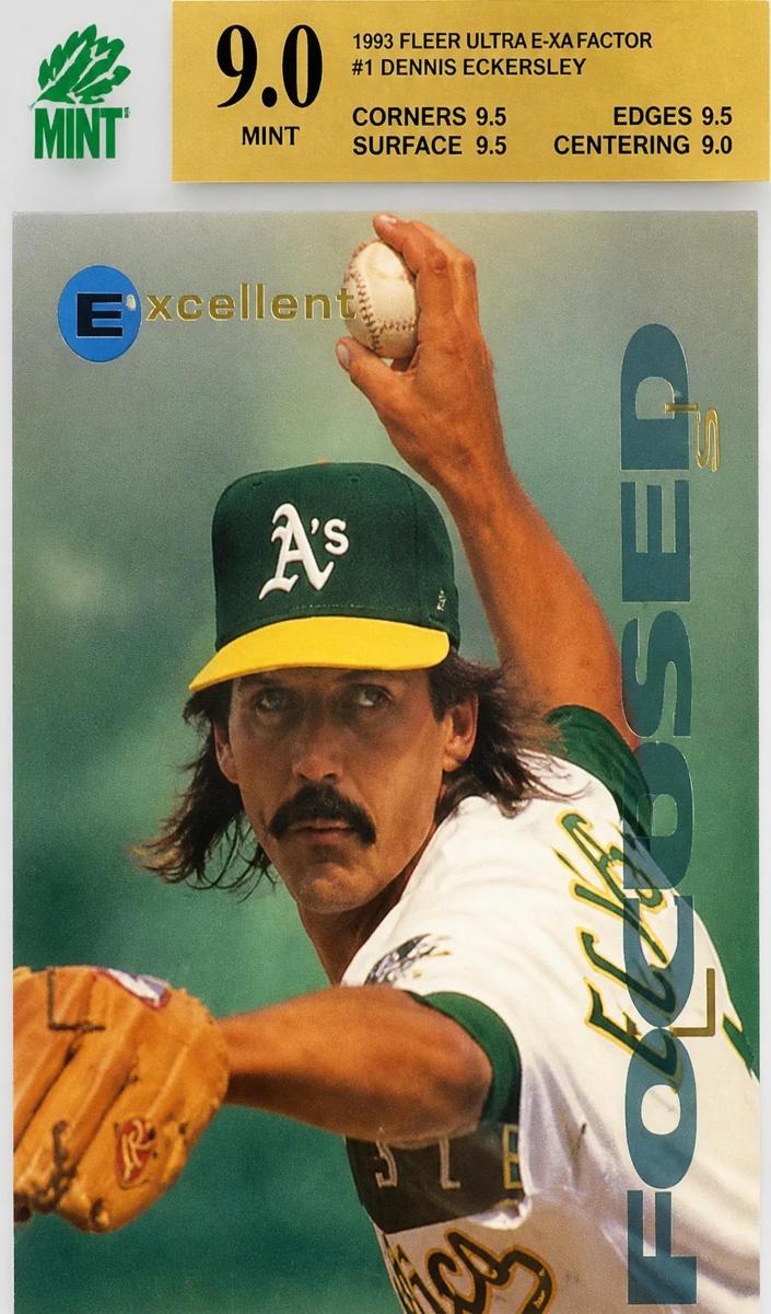 1995 Skybox Emotion Baseball Dennis Eckersley #70