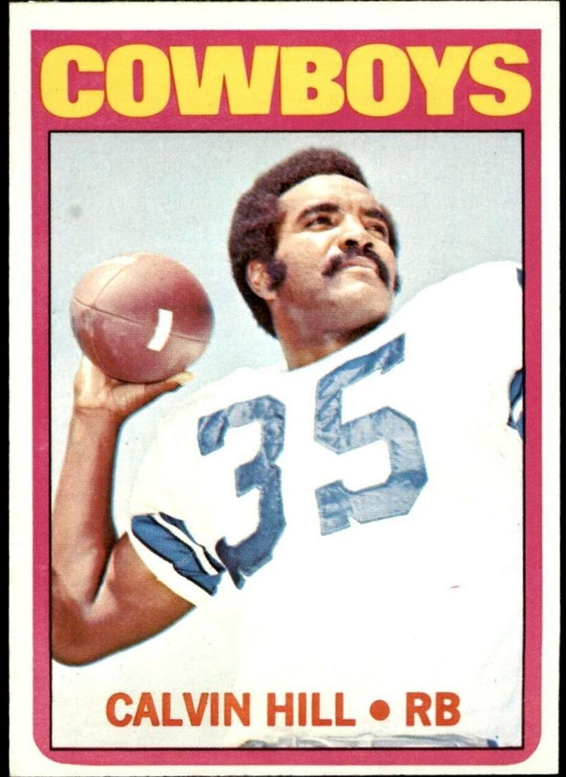 1972 Topps Football Calvin Hill #224 PSA 8