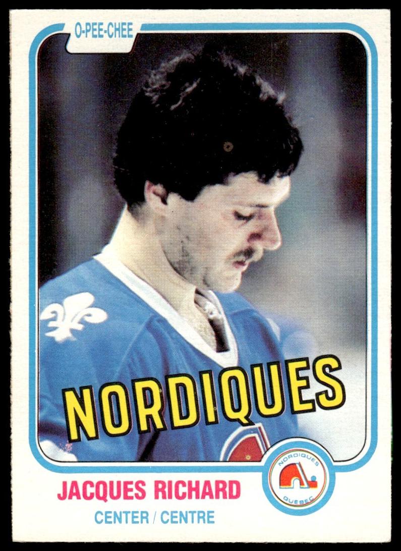 1981 O-Pee-Chee Hockey Jacques Richard #268 PSA 8.5