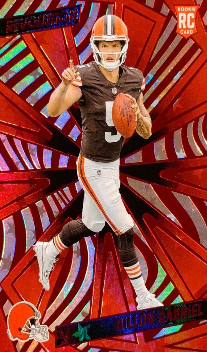 2025 Panini Revolution Football Red Astro Dillon Gabriel #222