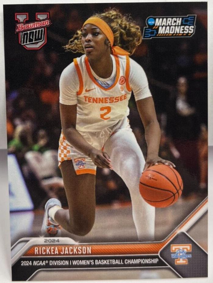 2023 Bowman U Now NCAA March Madness Basketball Rickea Jackson #17