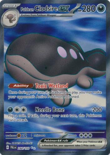 2023 Pokemon Scarlet & Violet Paldea Evolved Paldean Clodsire #244