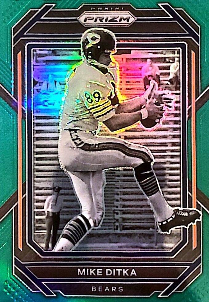 2022 Panini Prizm Football Green Mike Ditka #55