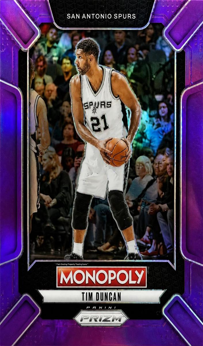 2024 Panini Prizm Monopoly Basketball Purple Tim Duncan #LEG5