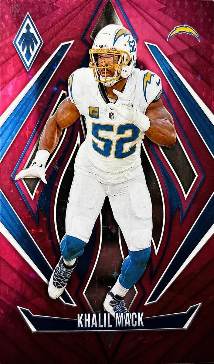2024 Panini Phoenix Football Pink Stars Khalil Mack #95
