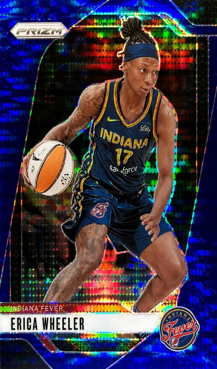 2024 Panini Prizm WNBA Basketball Blue Pulsar Erica Wheeler #61 BGS 9