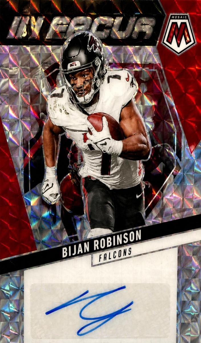 2025 Panini Mosaic Football Bijan Robinson #IFS-BRN PSA 9