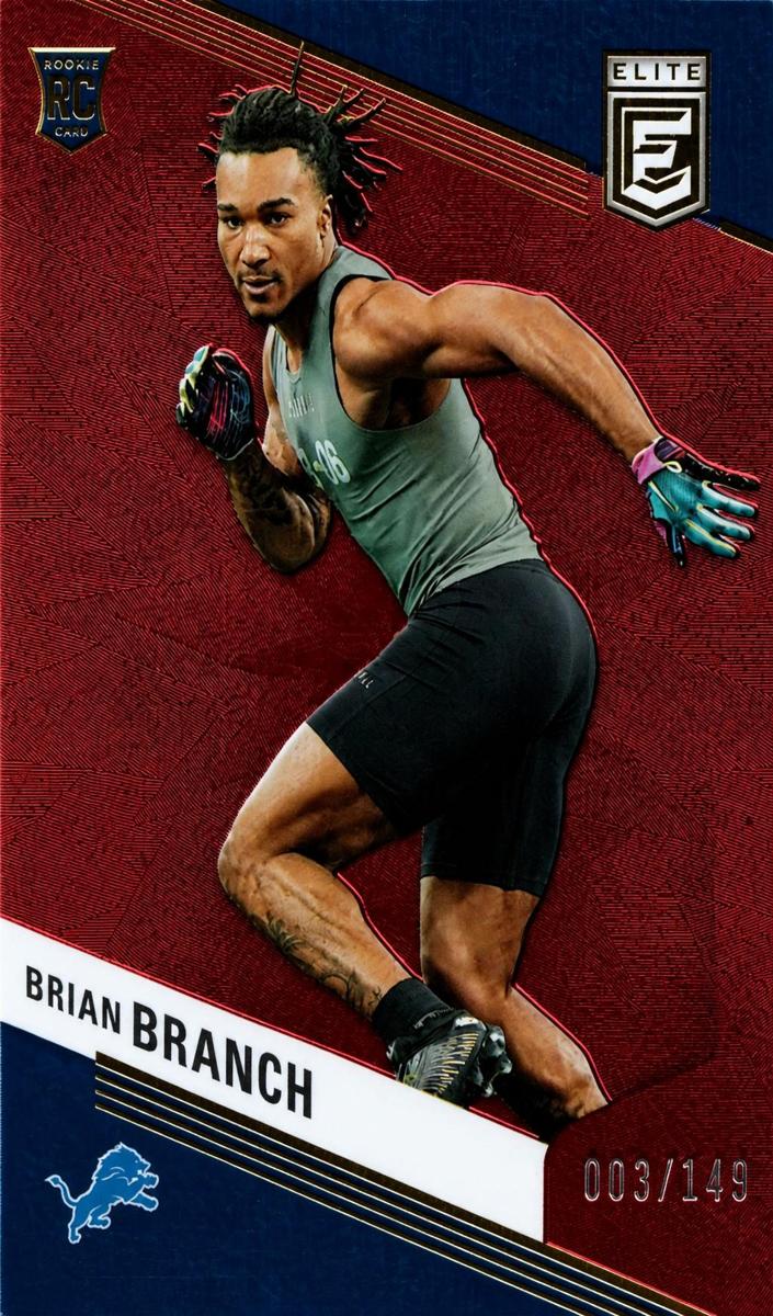 2023 Donruss Elite Football Maroon Brian Branch #107
