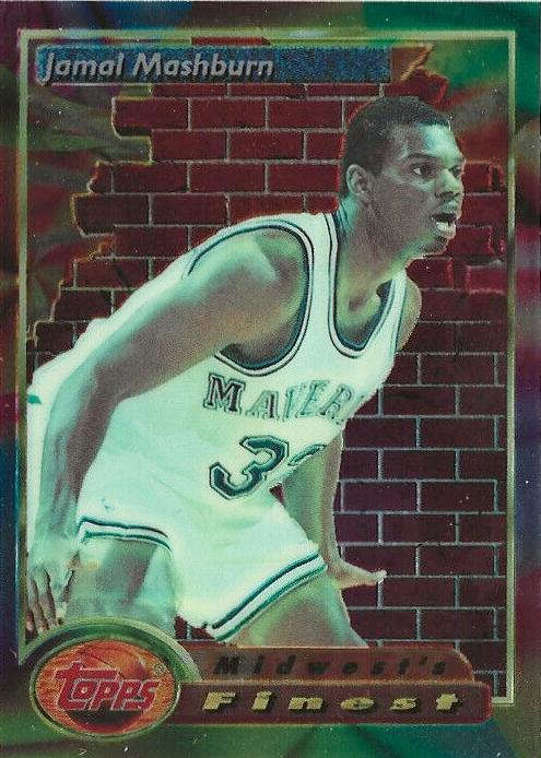 1993 Topps Finest Basketball Jamal Mashburn #110