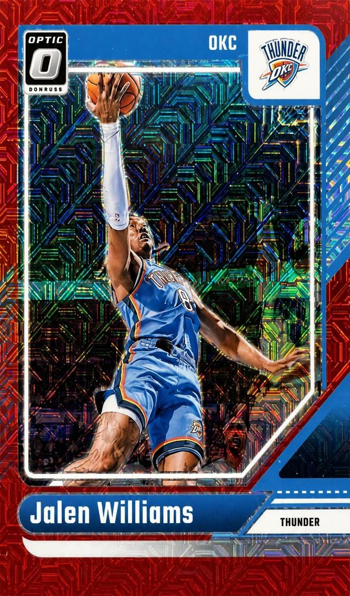 2024 Donruss Optic Basketball Choice Red Jalen Williams #225