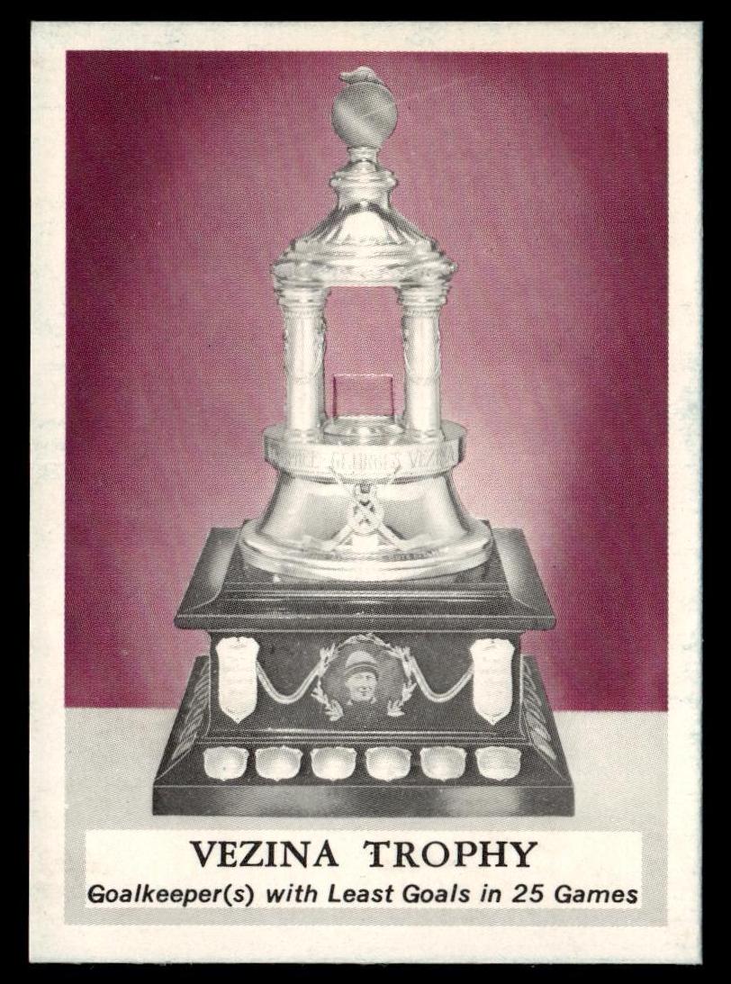 1969 O-Pee-Chee Hockey Vezina Trophy #226