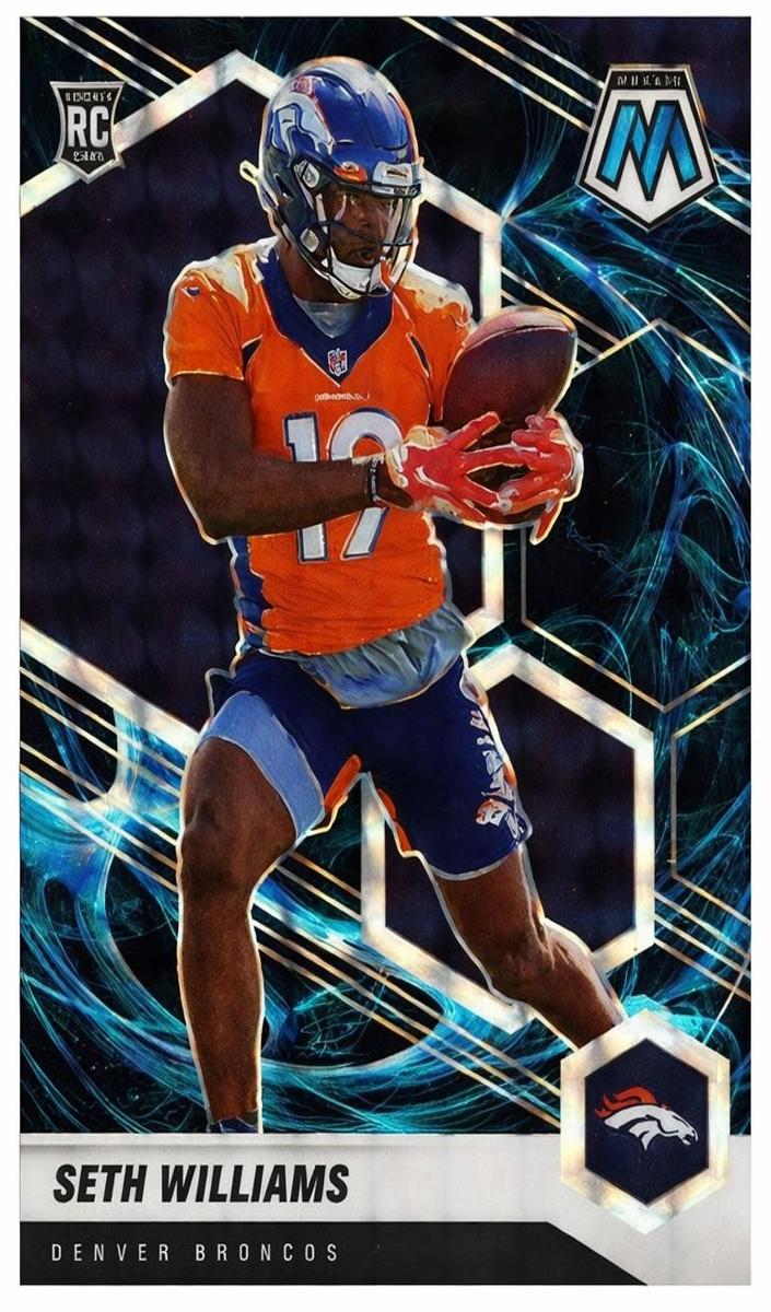 2021 Panini Mosaic Football Genesis Seth Williams #395 PSA 9