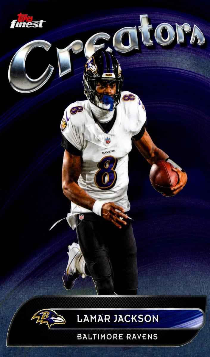 2025 Topps Finest Football Lamar Jackson #CR-3