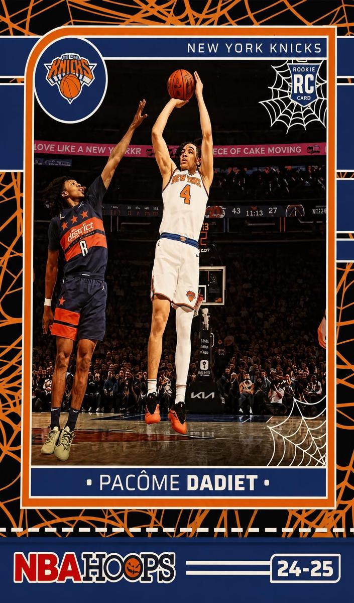 2024 Panini Haunted Hoops Basketball Holo Webs Pacome Dadiet #234